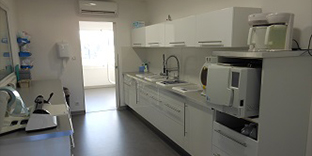 dentite montamisé salle de sterilisation